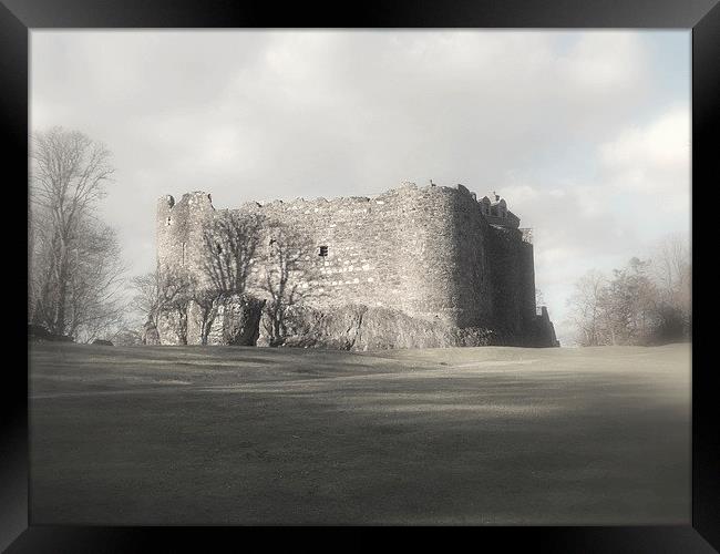 Dunstaffnage Castle , haunting shot ! Framed Print by Bill Lighterness