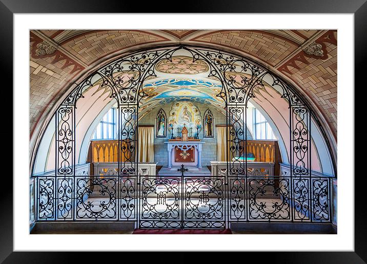 The Italian Chapel Framed Mounted Print by Gary Finnigan