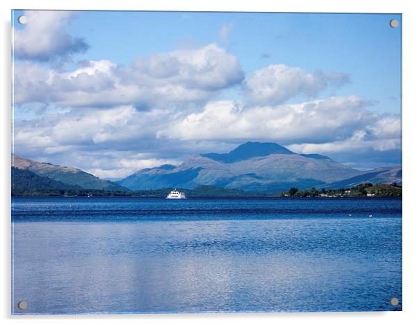 Loch Lomond Acrylic by Gary Finnigan