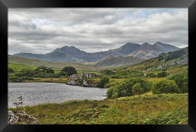 Snowdon Horseshoe Framed Print by Val Saxby LRPS