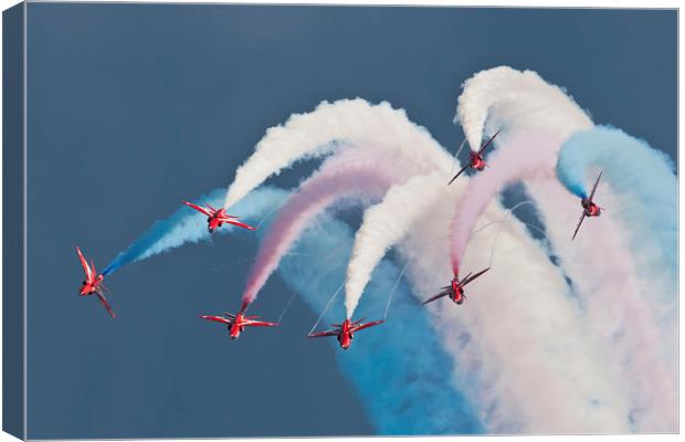 Reds Break Canvas Print by Andy Sneddon