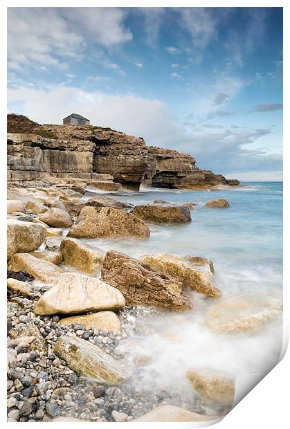 The Overlook at Portland Bill Print by Chris Frost