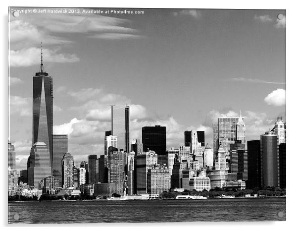 Freedom Tower New York Acrylic by Jeff Hardwick