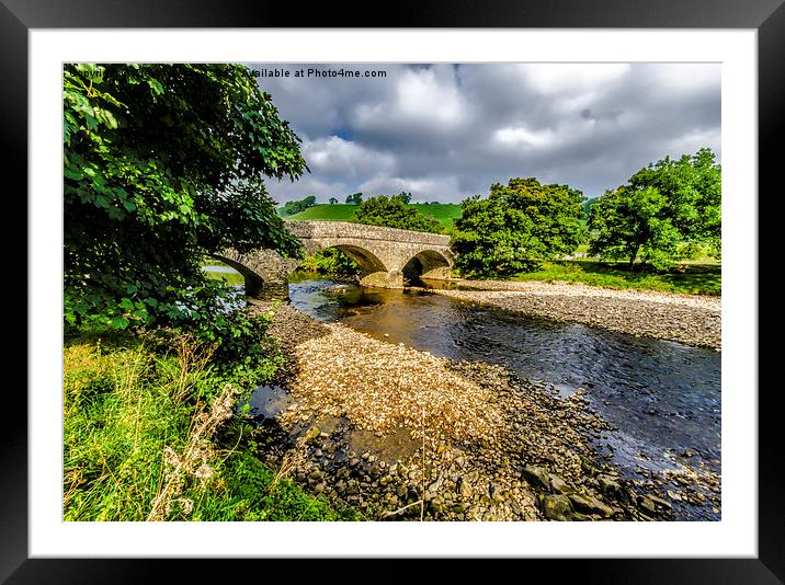 River Swale Framed Mounted Print by Trevor Kersley RIP