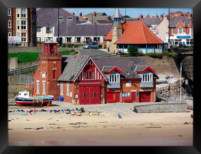 Tynemouth Lifeboat Station Framed Print by Marilyn PARKER