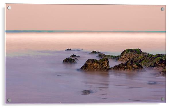 Seaside Rock Acrylic by Ian Jones