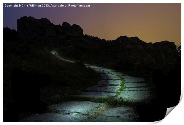 Pathway to Where Print by Chris Willman