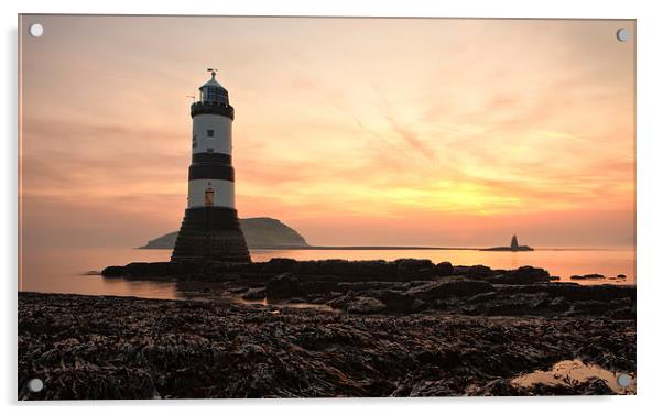 Penmon sunrise Acrylic by Rory Trappe