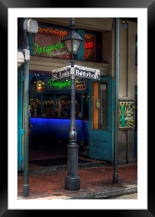 Signs of Bourbon Framed Mounted Print by Greg Mimbs