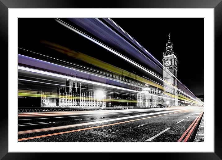 Big Ben and Parliament Framed Mounted Print by Ian Hufton