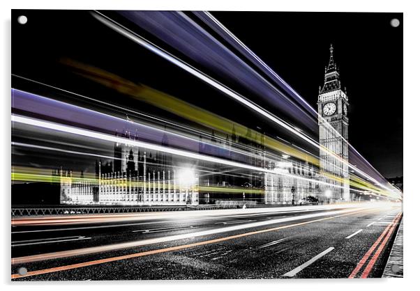 Big Ben and Parliament Acrylic by Ian Hufton