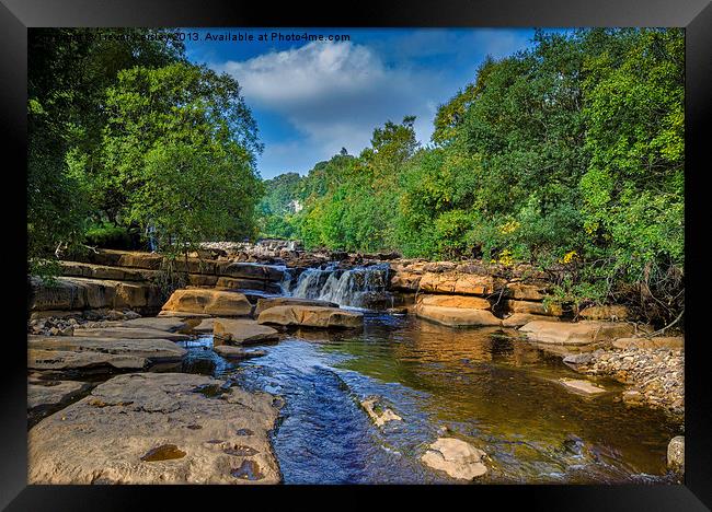 Along The River Swale Framed Print by Trevor Kersley RIP