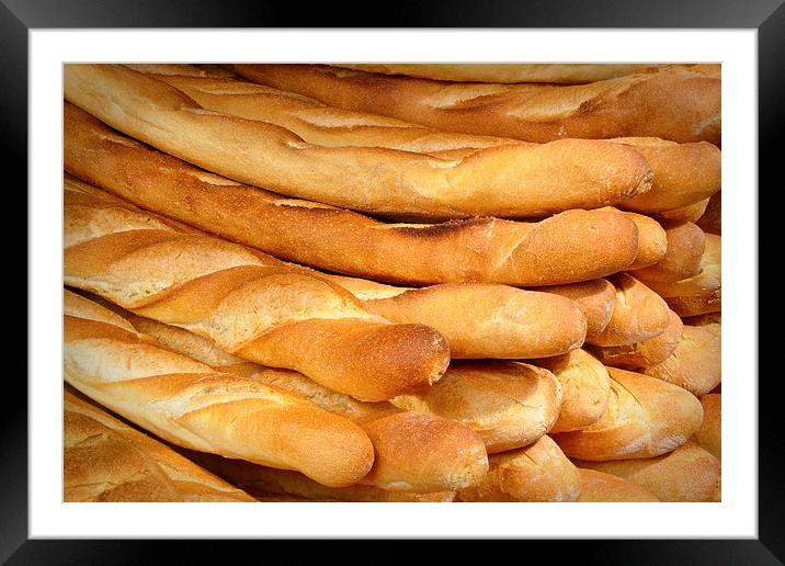 Baguettes Framed Mounted Print by Mark Llewellyn