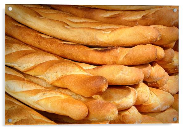 Baguettes Acrylic by Mark Llewellyn