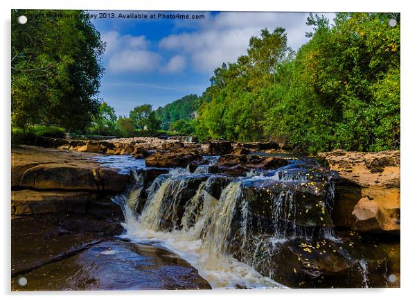 Rocky Waters Acrylic by Trevor Kersley RIP