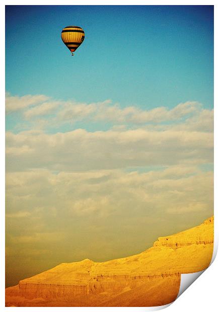 Balloon Over Egypt Print by Scott Anderson