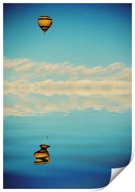 Balloon Reflection Print by Scott Anderson