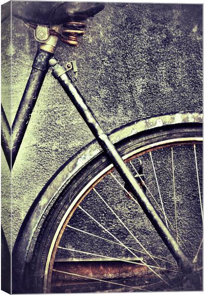 The Old Bike Canvas Print by Scott Anderson