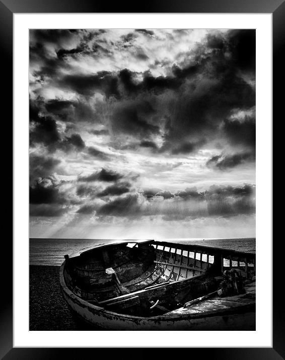 The Old Boat Framed Mounted Print by Scott Anderson