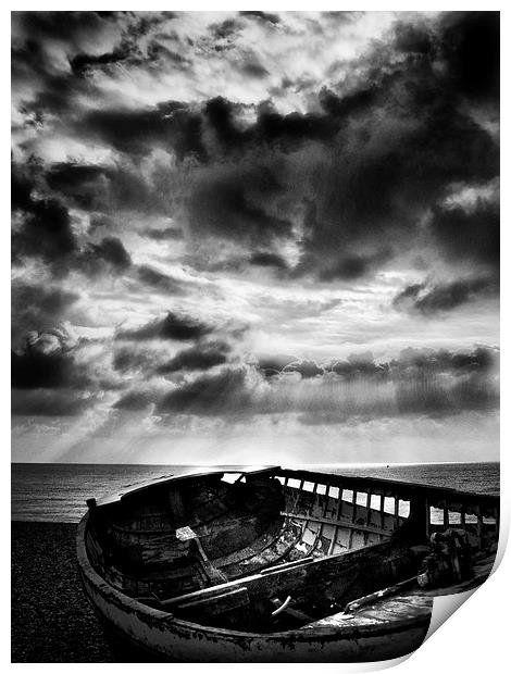 The Old Boat Print by Scott Anderson