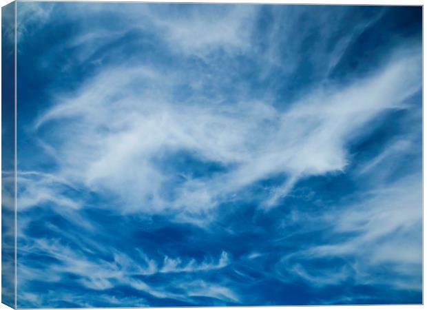 Wild sky Canvas Print by David Pyatt
