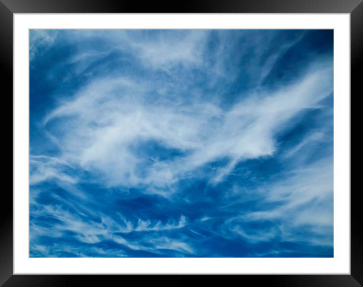 Wild sky Framed Mounted Print by David Pyatt