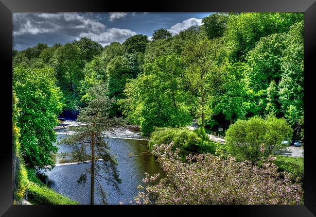 Knaresborough Framed Print by Allan Briggs