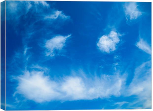 In The Clouds Canvas Print by David Pyatt