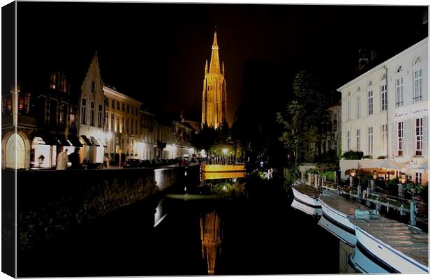 In Bruges Canvas Print by Sean Foreman