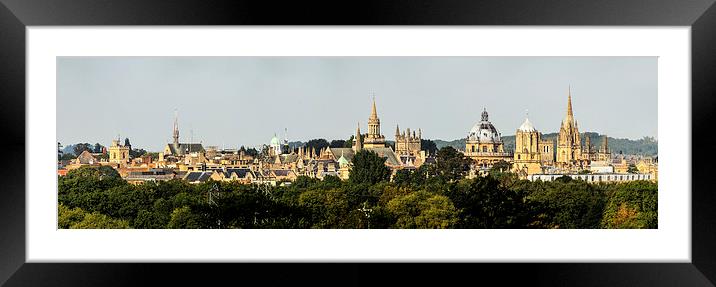 Oxford Panorama 2 Framed Mounted Print by Oxon Images