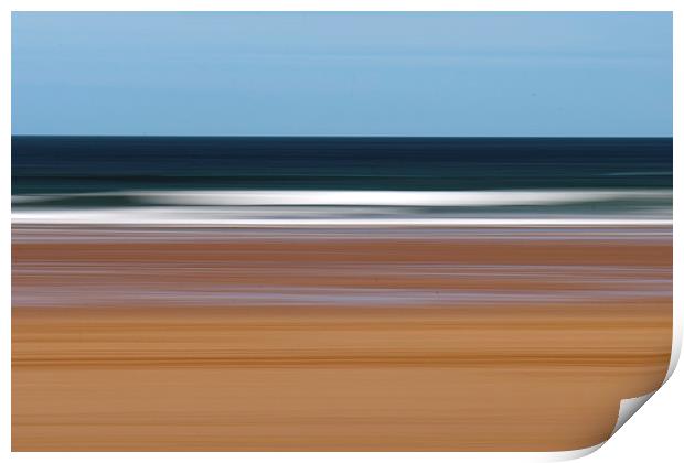 Abstract Beach Print by Ben Prior