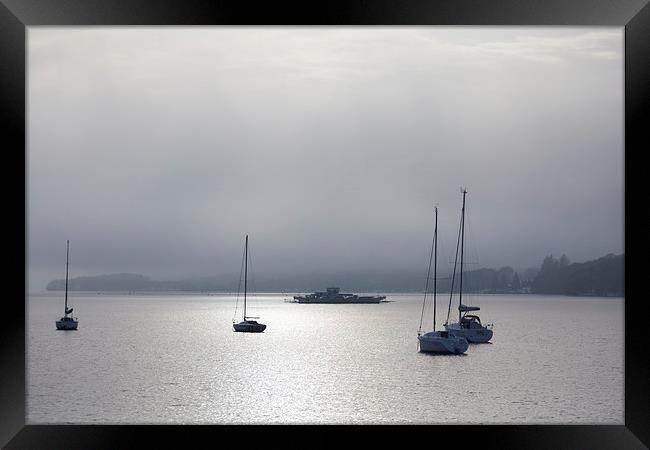 Misty Day Series - 4 of 23 Framed Print by Gary Finnigan