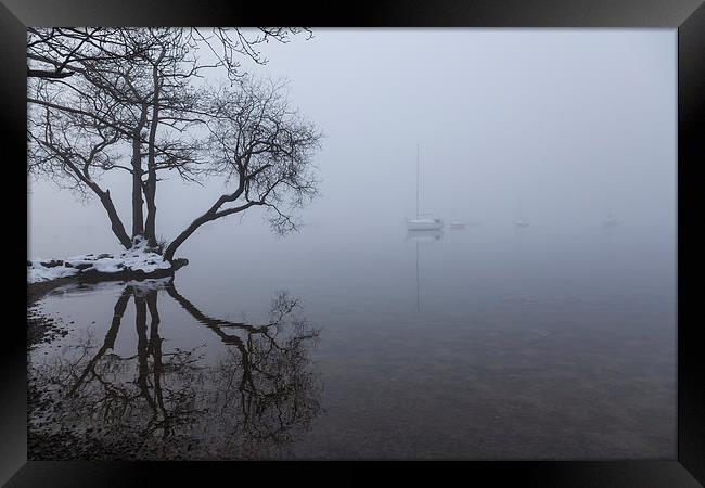 Misty Day Series - 8 of 23 Framed Print by Gary Finnigan