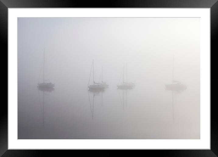 Misty Day Series - 21 of 23 Framed Mounted Print by Gary Finnigan
