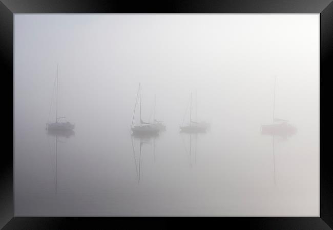 Misty Day Series - 21 of 23 Framed Print by Gary Finnigan