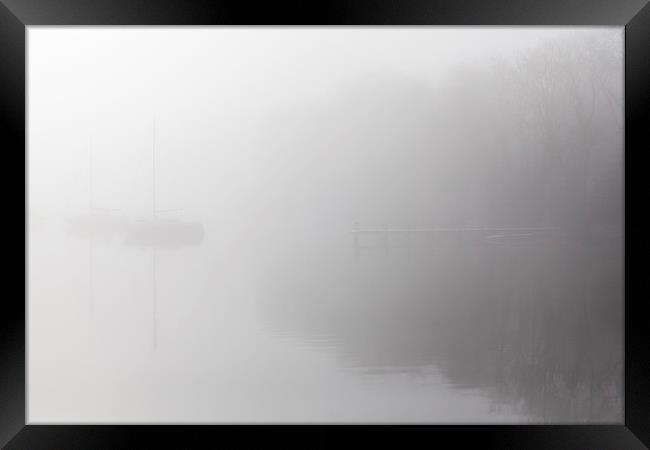 Misty Day Series - 22 of 23 Framed Print by Gary Finnigan