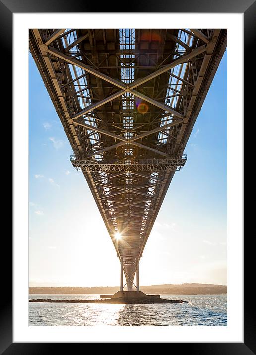 Under the Bridge Framed Mounted Print by Gary Finnigan