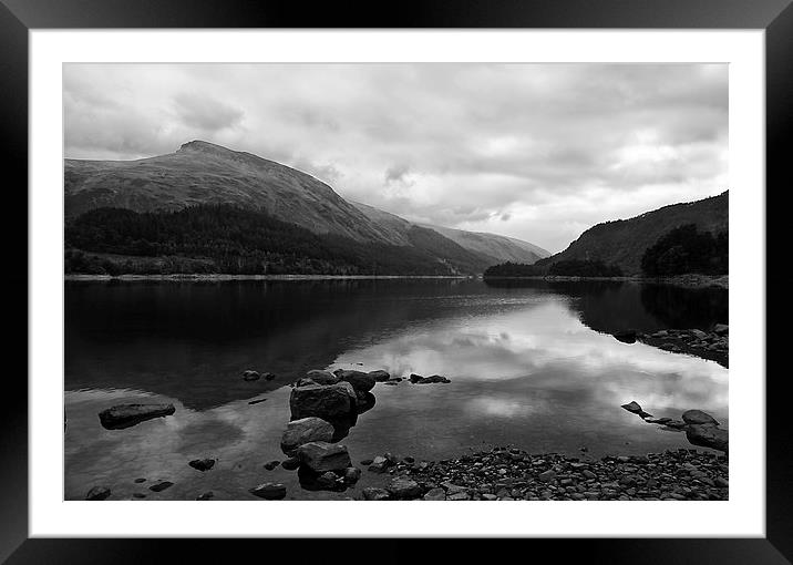 A Dull Day by Thirlmere Framed Mounted Print by Jacqi Elmslie