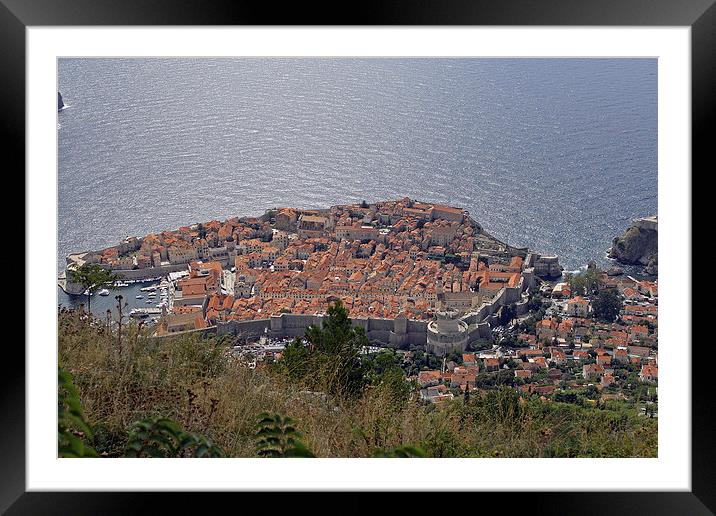 Old City of Dubrovnik Framed Mounted Print by Tony Murtagh