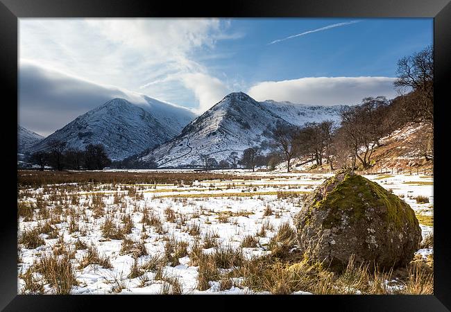 Bull Crag and The Stangs Framed Print by Gary Finnigan