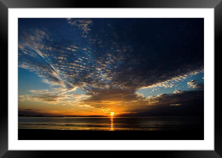 Big Sky Sunset Framed Mounted Print by John Hastings