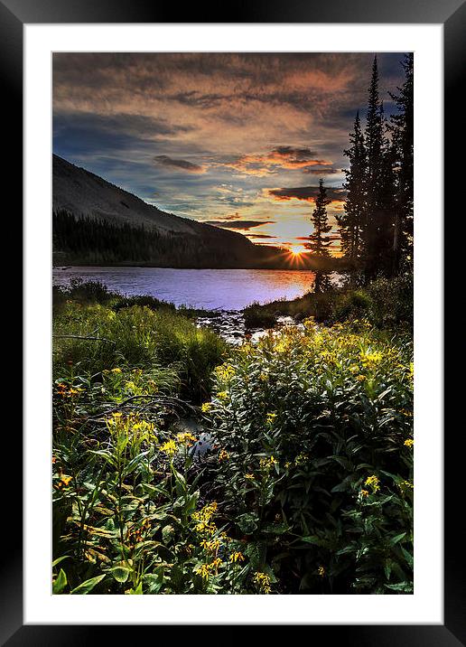 Mitchell Sunrise Framed Mounted Print by Steven Reed