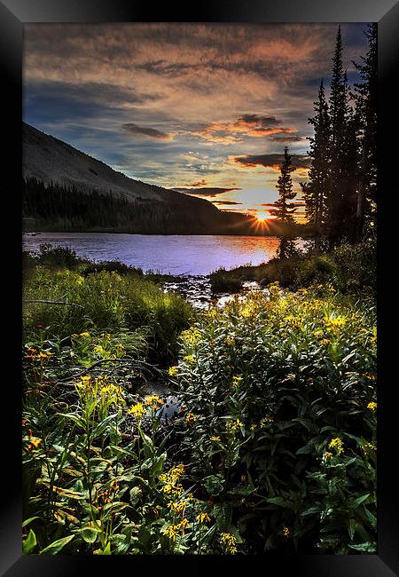 Mitchell Sunrise Framed Print by Steven Reed