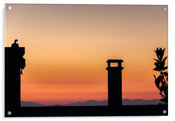 Tuscan Dawn Acrylic by Stephen Mole
