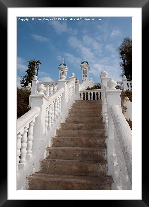 Stairway to Heaven. Framed Mounted Print by John Morgan