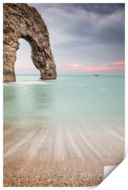Durdle Door Archway Print by Chris Frost