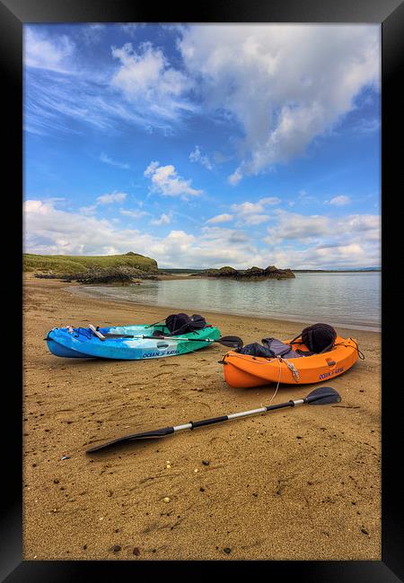 Lets Kayak Framed Print by Ian Mitchell