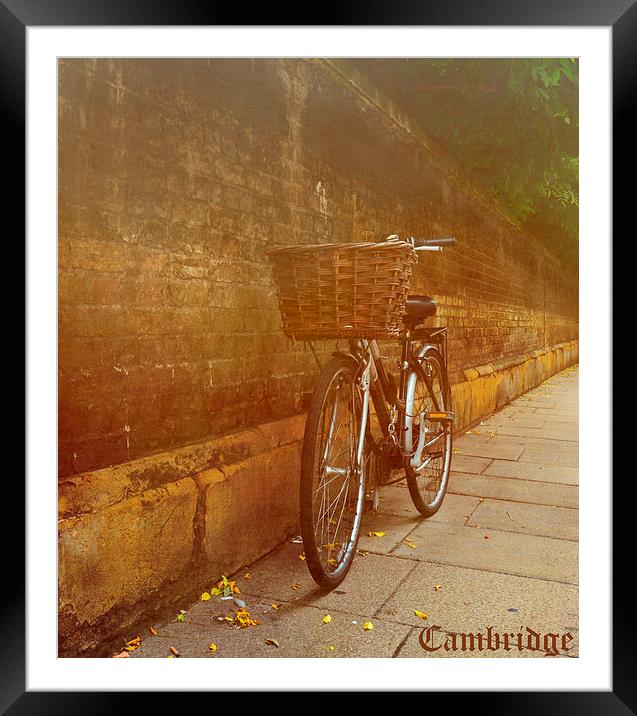 Cambridge Framed Mounted Print by Fine art by Rina