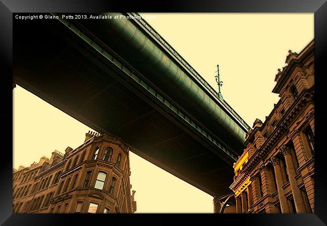 Newcastle Tyne Bridge Framed Print by Glenn Potts