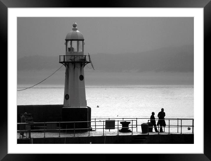 Lighthouse St Ives Cornwall Framed Mounted Print by Alasdair Rose
